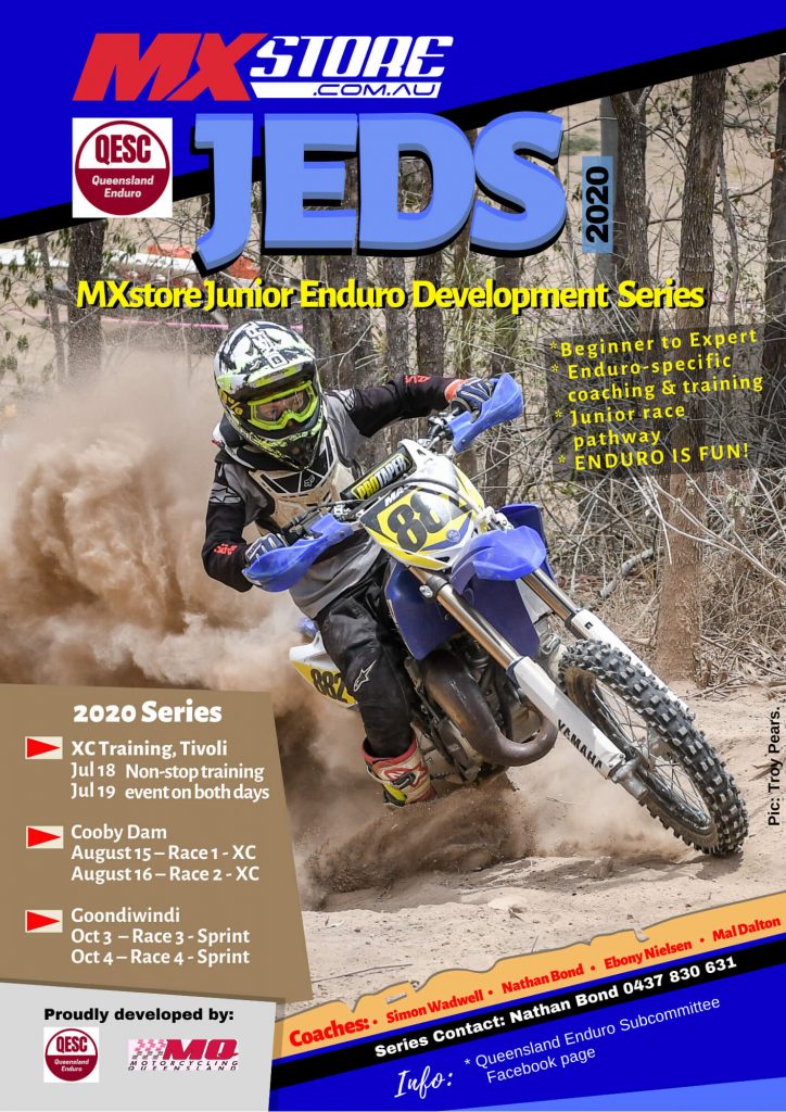Jed's Rider Table MXstore JEDS Junior Enduro Development Series, Race 3&4, Goondiwindi ...